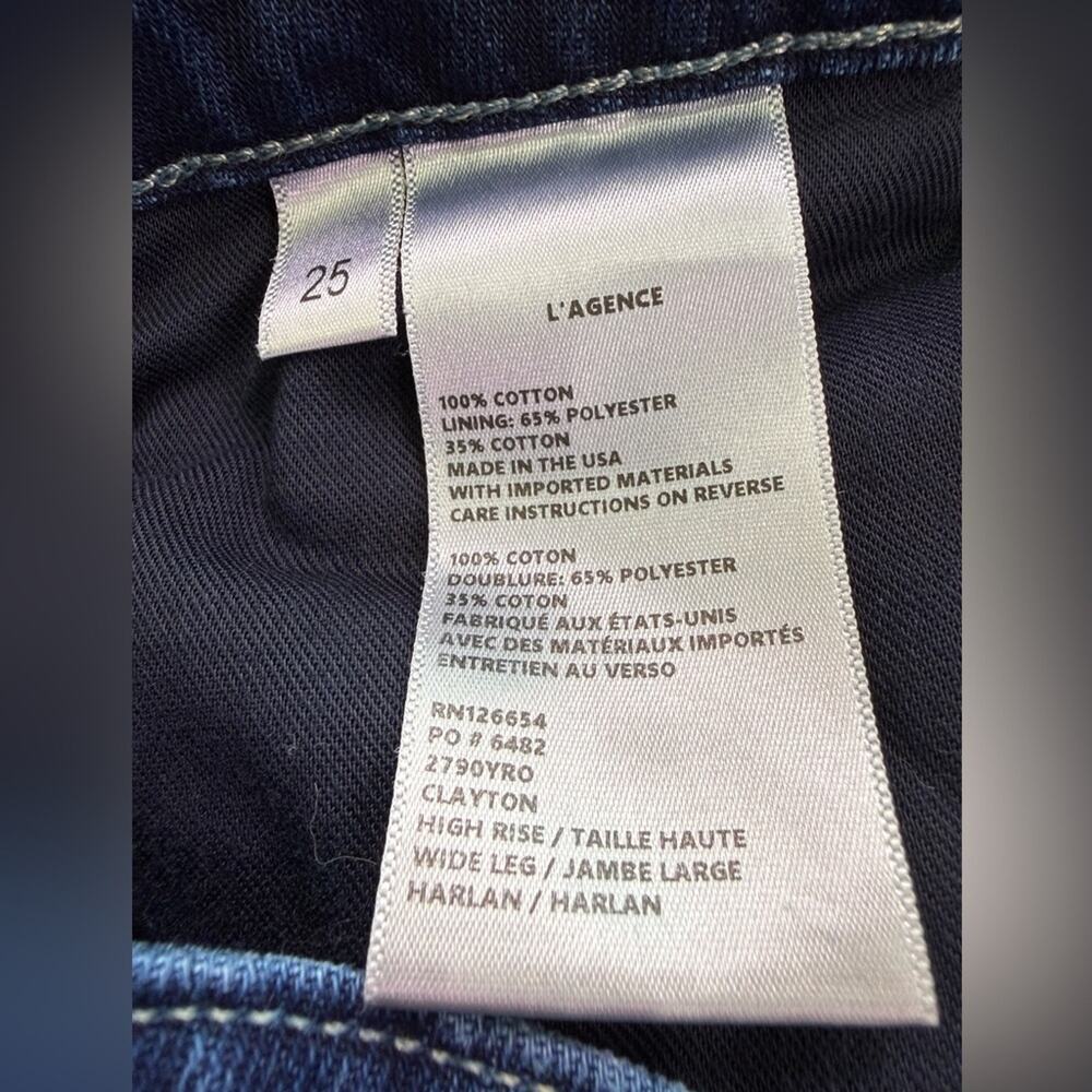 L’Agence Clayton Harlan Wide Leg Jean Size 25 - Picture 9 of 13